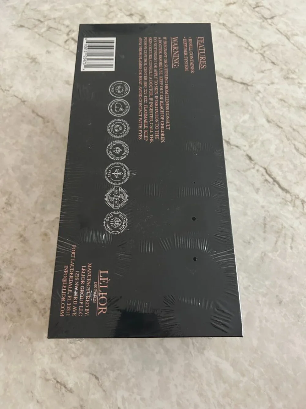 2 Lelior hourglass home fragrance diffusers (1 ealed box; 1 open box)